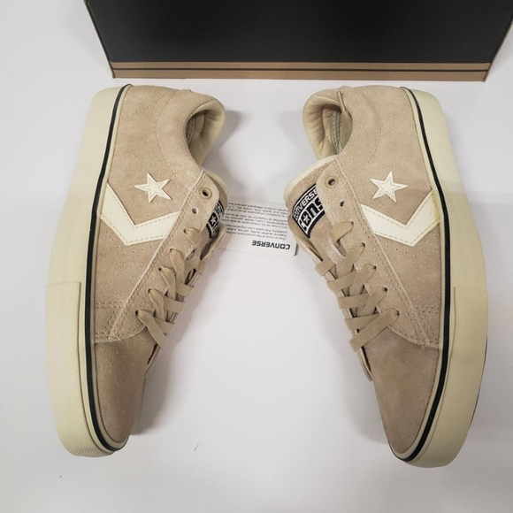 Converse Pro Leather Vulc Low Top Unisex Shoes Suede Hamadan Ivory NIB 9M/10.5W - Picture 6 of 14